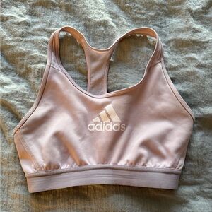 Adidas Light Pink Activewear sports bra